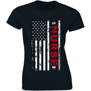 American Nurse Flag RN Nurse MD Medical T-shirt